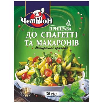 Приправа ЧЕМПІОН До спагетті та макаронів / 30г / 10 - buy, prices for Torba - photo 1