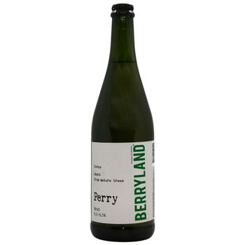 Сидр Berryland Перри брют 6,5% 0,75л
