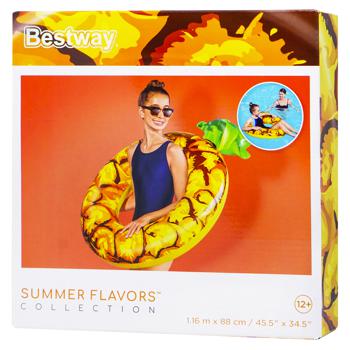 Bestway Summer Fruits Children's Inflatable Ring 116*88cm - buy, prices for COSMOS - photo 3