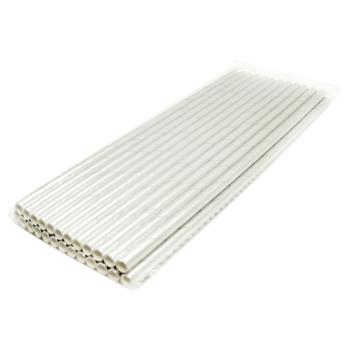 Silver Paper Straws for Drinks 25pcs - buy, prices for Tavria V - photo 2