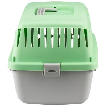MP Bergamo Gipsy Carrying Container for Dogs and Cats 39x26x25cm Light Green - buy, prices for MasterZoo - photo 3