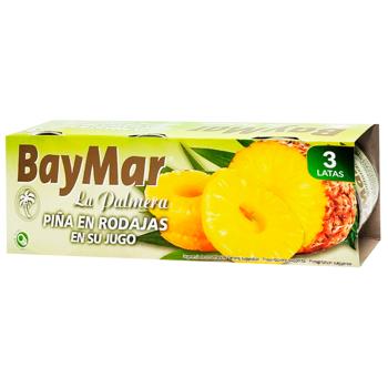 BayMar Pineapple Rings in Own Juice 236ml*3pcs