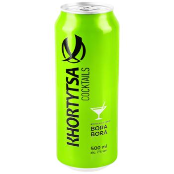 Beverage Khortytsa Bora-bora 7% 500ml can Ukraine - buy, prices for Auchan - photo 1