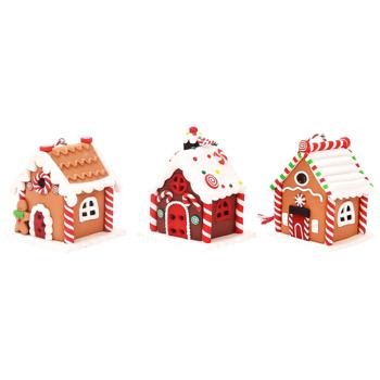 Actuel House Christmas Tree Pendant with Light 7cm in assortment - buy, prices for Auchan - photo 1