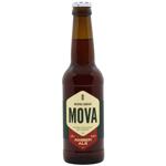 Пиво Mova Amber Ale полутемное нефильтрованное 4,3% 0,33л