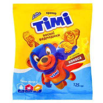 Konti Timi Merry Bears Cracker with Coconut Flavor 125g