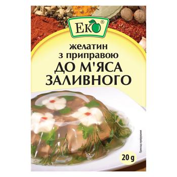 Желатин с приправой Эко для мяса заливного 20г - купить, цены на Auchan - фото 1