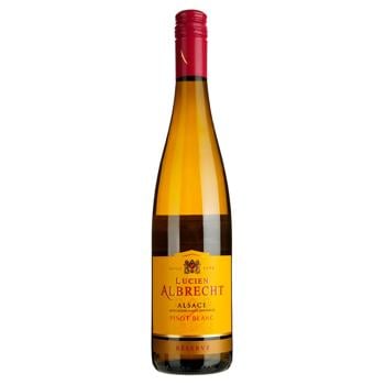 Lucien Albrecht Pinot Blanc Reserve White Dry Wine 13% 0.75l - buy, prices for MegaMarket - photo 1