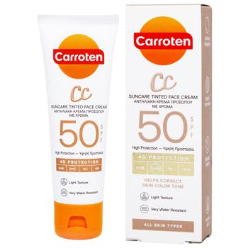 Carroten СС Tinted Face Cream SPF50 50ml - buy, prices for COSMOS - photo 1