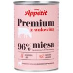 Comfy Appetit Premium Wet Food with Beef for Dogs of All Breeds 400g