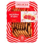 Delicia Jelly Berry Strawberry Flavored Cookies 300g