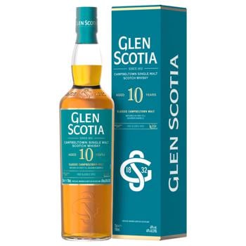 Віскі Glen Scotia 10yo 40% 0,7л кор - купити, ціни на МегаМаркет - фото 1