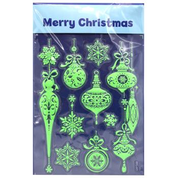 Angel Gifts Christmas Window Stickers in Assortment - buy, prices for MegaMarket - photo 4