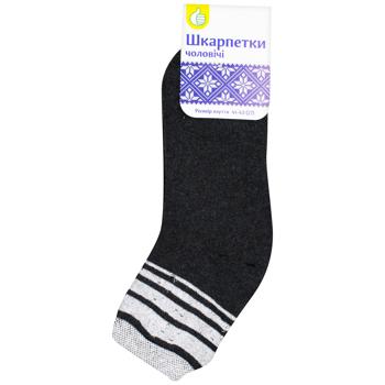 Auchan Stripes Gray Terry Mens Socks p.27