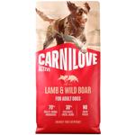 Корм сухий Carnilove Active з ягням та диким кабаном для собак всіх порід 12кг