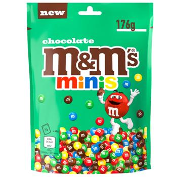 Драже M&M's Minis Chocolate 176г