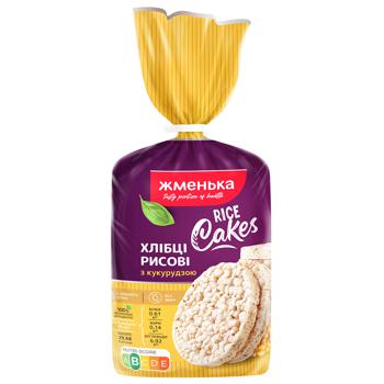 Zhmenka Rice-Corn Crispbread 100g - buy, prices for Auchan - photo 1