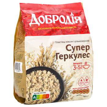 Пластівці вівсяні Добродія Супер Геркулес 400г - купити, ціни на Auchan - фото 3