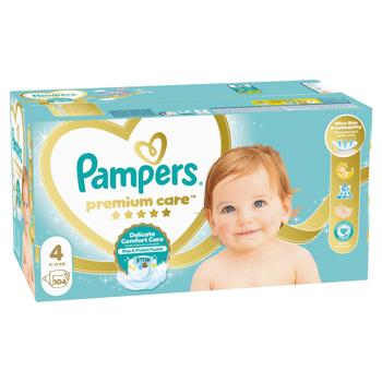 Подгузники Pampers Premium Care Maxi 4 9-14кг 104шт - купить, цены на - фото 3