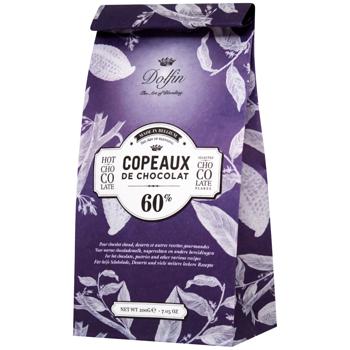 Dolfin Dark Chocolate Flakes 60% 200g - buy, prices for WINETIME - photo 1