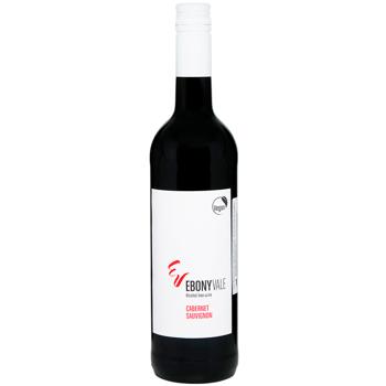 Вино Ebony Vale Cabernet Sauvignon красное полусладкое безалкогольное 0,75л - купить, цены на Эпицентр FOOD - фото 1