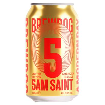 Пиво BrewDog 5AM Saint темное фильтрованное 5% 0,33л - купить, цены на - фото 1