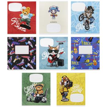 Shkolyaryk Checkered Notebook 12 sheets - buy, prices for Auchan - photo 1