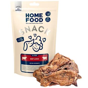 Home Food Beef Lungs Dog Snack 80g - buy, prices for MasterZoo - photo 1