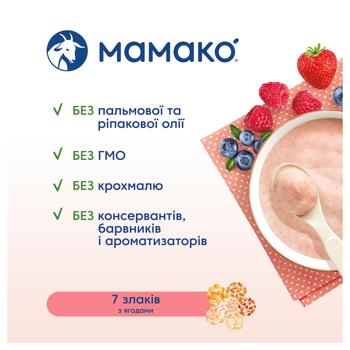 Каша Мамако на козьем молоке 7 злаков с ягодами 200г - купить, цены на - фото 2