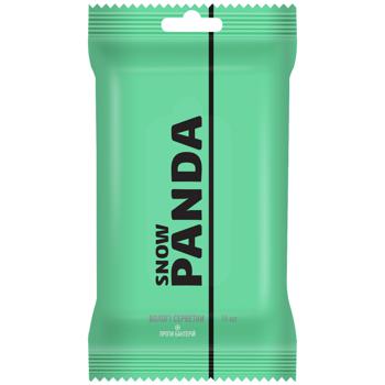 Snow Panda Lime Wet Wipes with Antimicrobial Action 15pcs - buy, prices for Auchan - photo 1