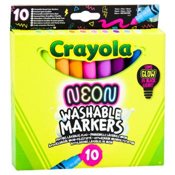 Фломастери Crayola Neon широка лінія 10шт - купити, ціни на - фото 3