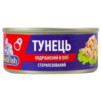 Тунец WellFish измельченный в масле 160г - купить, цены на Таврия В - фото 2