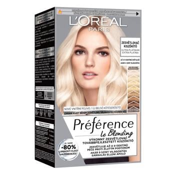 Краска для волос L'Oreal Preference ультраплатиновая 9L - купить, цены на МегаМаркет - фото 1