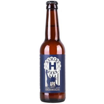 Пиво Heming American Pale Ale н/ф світле 0.33 л - купить, цены на WINETIME - фото 1