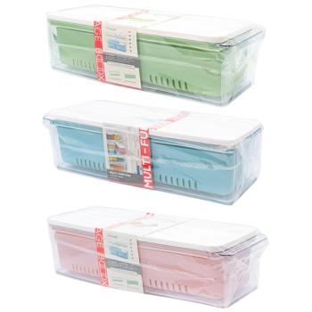 Food Storage Container for Refrigerator with Basket 2300ml 8070-34235