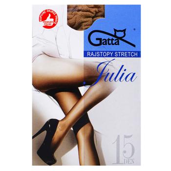 Колготи Gatta Julia Stretch 15den жіночі р.3 Golden