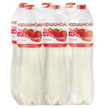 Вода мінеральна Моршинська зі смаком полуниці негазована 1,5л - купити, ціни на Grono - фото 6