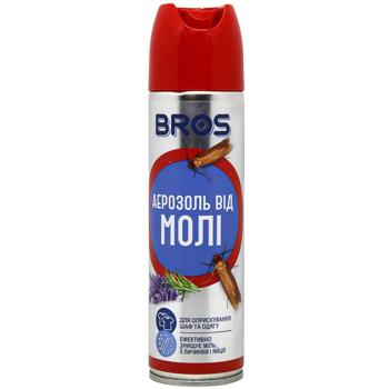 Аерозоль Bros від молі 150мл - купити, ціни на Auchan - фото 1