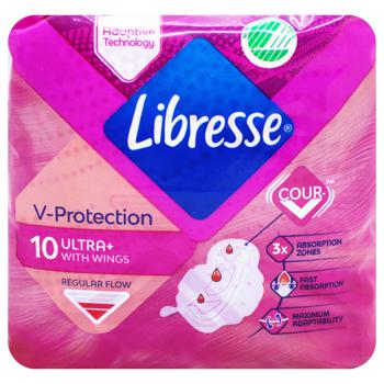 Прокладки гигиенические Libresse Ultra Normal Soft Deo 10шт - купить, цены на Восторг - фото 1