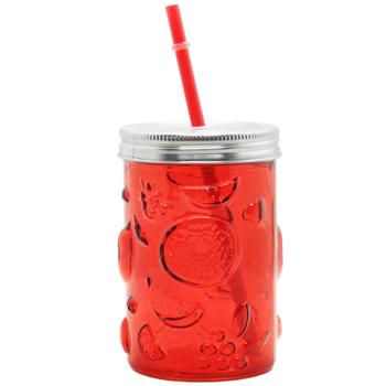 Actuel Jar with Straw 470ml - buy, prices for Auchan - photo 2