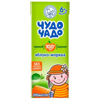 Chudo-Chado apple-carrot juice of direct extraction for children from 6 months 200ml - buy, prices for Tavria V - photo 4