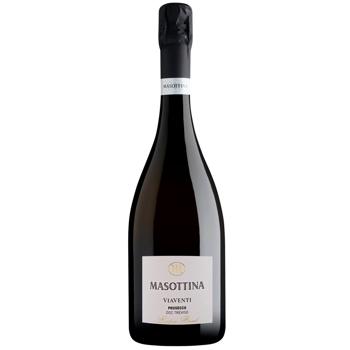 Masottina Viaventi Prosecco Treviso White Extra Brut Sparkling Wine 11% 0.75l - buy, prices for WINETIME - photo 1