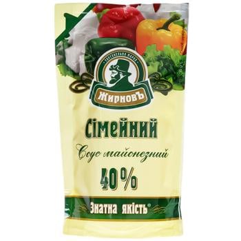 Соус майонезный Жирнов Семейный 40% 180г - купить, цены на - фото 1