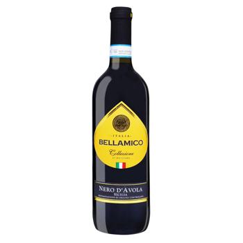 Вино Bellamico Nero d'Avola червоне сухе 13,5% 0,75л - купити, ціни на NOVUS - фото 1