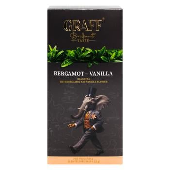 Чай чорний Graff Bergamot-Vanilla 1,5г*20шт - купити, ціни на ЕКО Маркет - фото 2