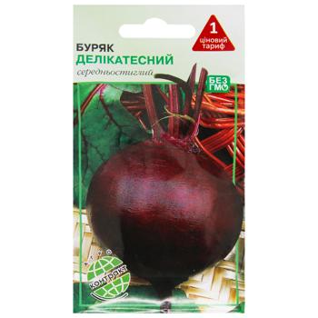 Agrokontrakt Beetroot Delicatessen Seeds 3g - buy, prices for MegaMarket - photo 1