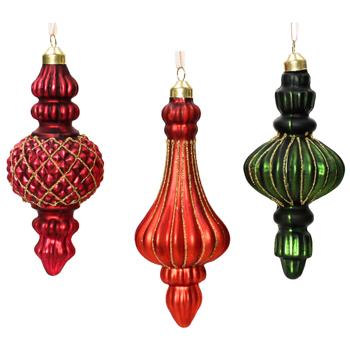 Подвеска елочная Decoris Antic 15см в ассортименте