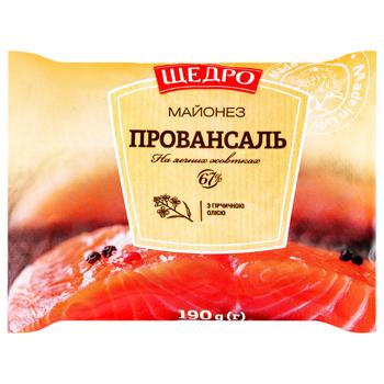 Schedro Provence Mayonnaise 67% 190g - buy, prices for NOVUS - photo 2