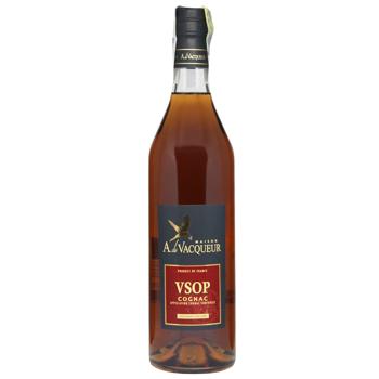 Коньяк MAISON A. DE VACQUEUR VSOP 0,7л 40% (Франція) - купити, ціни на КОСМОС - фото 1