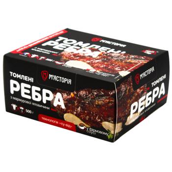 Ребра М’ясторія з мармурової яловичини томлені 500г - купити, ціни на МегаМаркет - фото 6